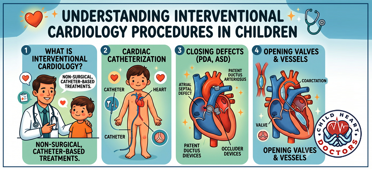 Interventional Cardiology Procedures in Children: Explained by A Howrah Child Heart Specialist