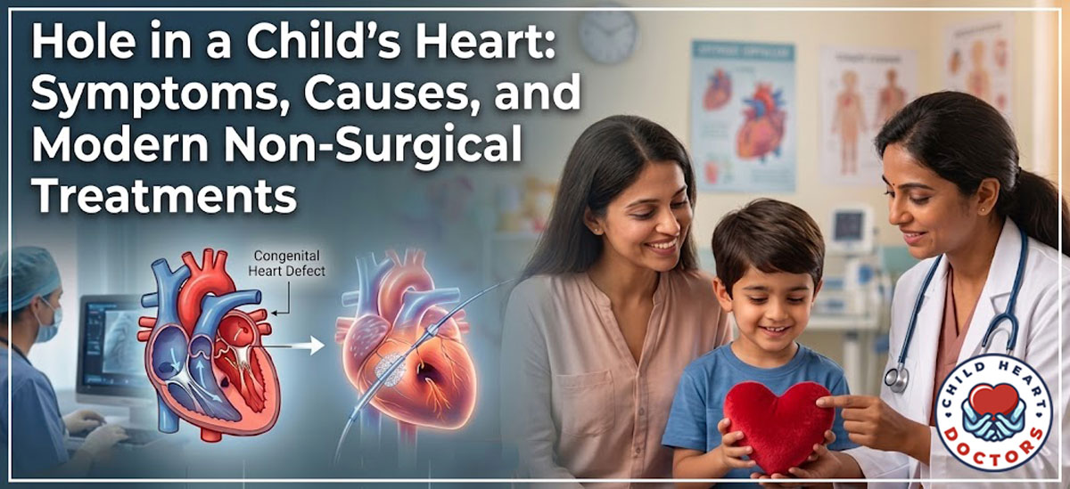 Hole in a Child’s Heart: Symptoms, Causes, and Modern Non-Surgical Treatments